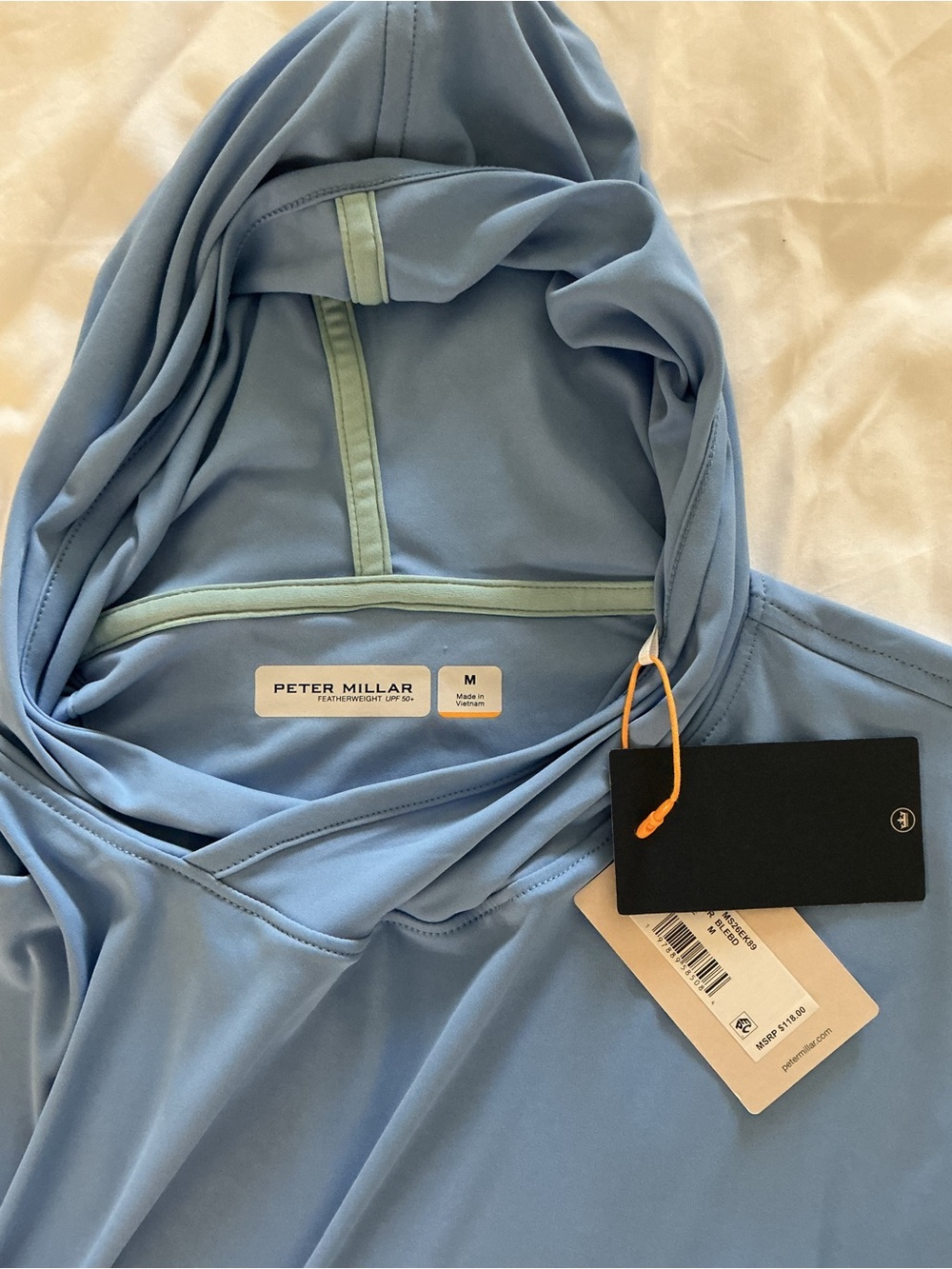 Peter Millar Featherweight Hoodie Brand New NWT Medium Style#MS26EK89